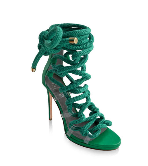 women green sandals